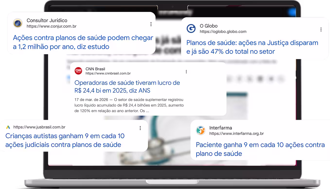 Notícias sobre judicialização da saúde